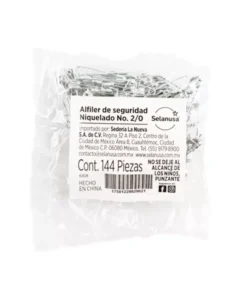 Alfiler de seguridad niquelado No. 2/0 SELANUSA 20x$5