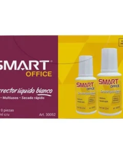 Corrector liquido blanco Brocha 20ml SMART OFFICE