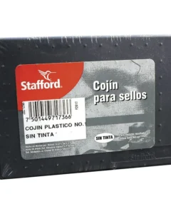 Cojín para Sellos Mediano Plástico Sin Tinta Stafford