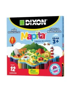 Caja colores cortos 12 pz MAPITA