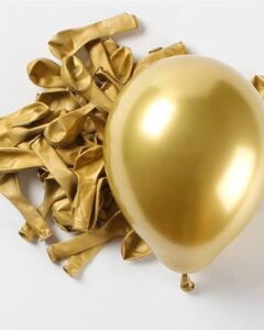 Globos de latex dorado 50 pz