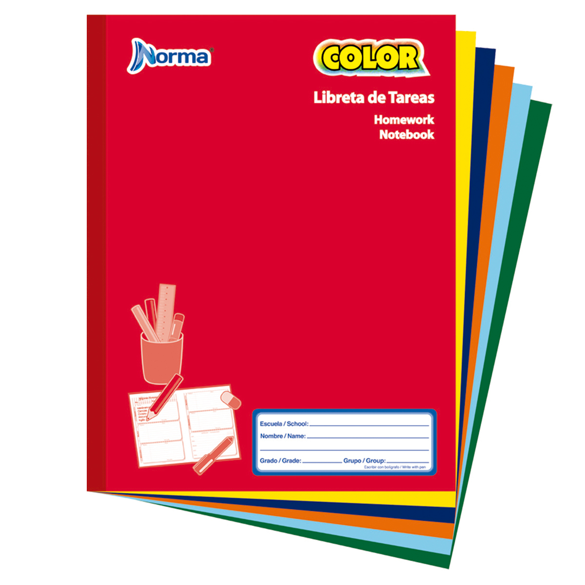 Libreta Cosida NORMA COLOR Profesional