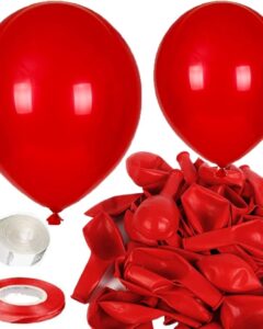 Globos rojos de 12 pulgadas 100pz