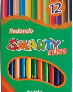 Caja colores redondos 12 pz SMARTY