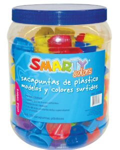 Sacapuntas de plástico económico SMARTY COLORS