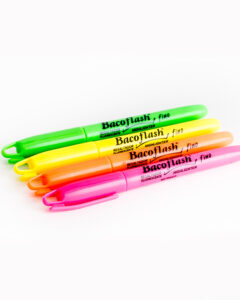 Marca Textos Fluorescente BACO Flash Fino