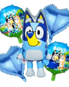 Globos Metálicos De Personajes (5 piezas)
