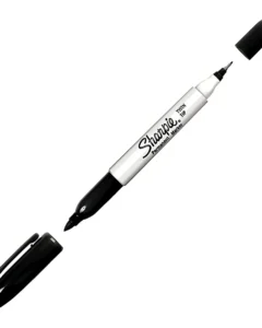 Marcador SHARPIE Permanente Doble Punta Ultra Fina Negro
