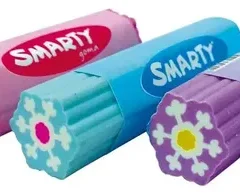 Borrador multicolor goma de borrar copito SMARTY