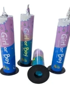 Vela para revelación de genero niña o niño HOUSE ANJILA