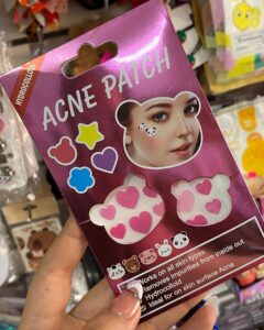 Parches adhesivos para acne