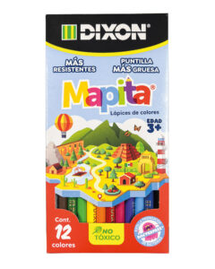 Caja colores redondos 12 pz MAPITA