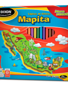 Caja colores redondos 24 pz MAPITA