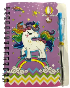 Libreta para notas con pluma