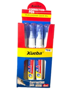 Corrector liquido blanco tipo pluma 4ml XUEBA