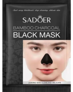 Macarilla negra carbón de bambú SADOER SD43450