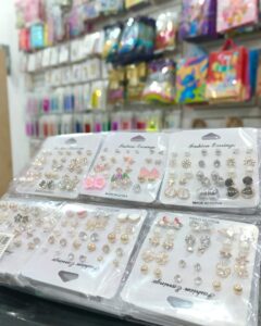 Aretes multidiseño 15 pares FASHION EARRINGS ZM26D