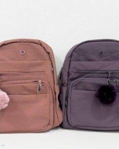 Mochila para dama con pompom GS QZ-10