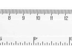 Regla transparente 20cm BACO