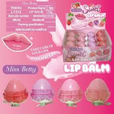 Balsamo labial Fresa sweet MISS BETTY L1313