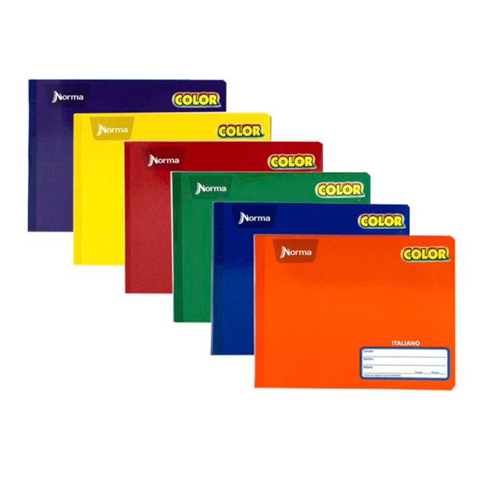 Cuaderno Italiano Cosido Norma COLOR 100 hojas - Imagen 2