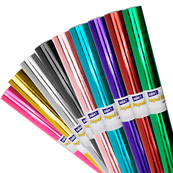 Papel Metalustre multicolor 60cm de ancho, VENTA POR METRO - Imagen 2