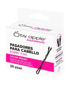 Pasadores para cabello de metal con punta de goma