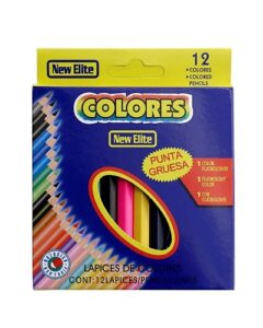 Colores chicos 12 piezas hexagonales