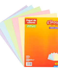 Paquete de Hojas d’Skool Tamaño Carta Colores Pastel  100 Hojas