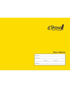 Cuaderno Italiano d’Skool Cosido Raya 100 Hojas