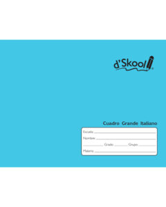 Cuaderno Italiano d’Skool Cosido Cuadro Grande C7 100 Hojas
