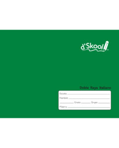 Cuaderno Italiano d’Skool Cosido Doble Raya 100 Hojas