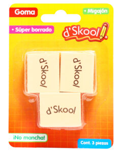 Gomas de Migajón d’Skool Ámbar 3 Piezas