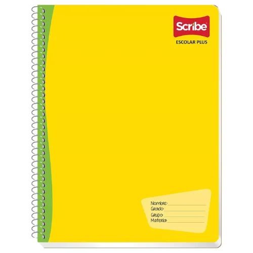 Libreta Scribe Escolar Plus Profesional 100 Hojas