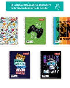 Cuaderno Profesional d’Skool Hombre Raya 100 Hojas