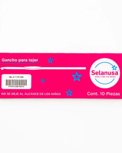 Gancho para tejer de metal SELANUSA