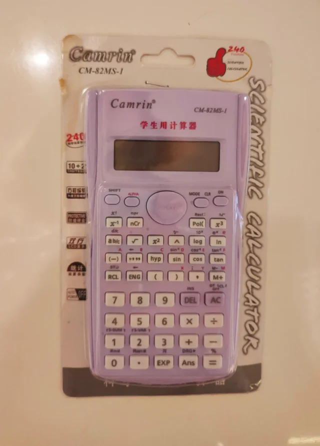 Calculadora Científica 240 funciones Camrin
