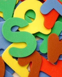 Moldes de foamy Letras A-Z