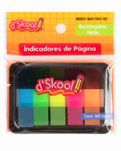Indicadores de Página d’Skool Multicolor Neón 100 hojas