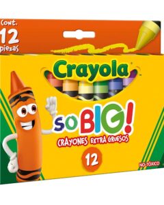 Crayola Crayones Extra Jumbo So Big 12
