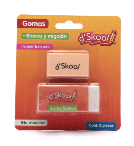 Paquete Goma Blanca y Migajón D´Skool