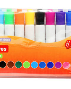 Marcadores Base Agua d’Skool Base Agua Multicolor 12 Piezas