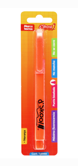 Marcatextos d'Skool Naranja
