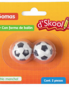 Gomas d’Skool Balón Futbol 2 Piezas