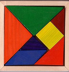 Tangram de madera 11x11cm