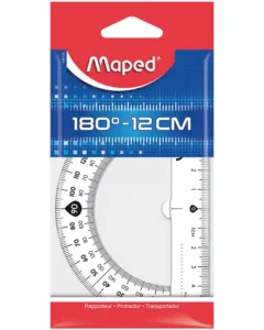 Transportador plástico 180 de 22cm MAPED