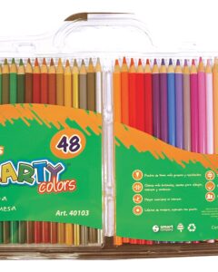 Caja colores redondos 48pz SMARTY
