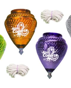 Trompo de plastico multicolores grande