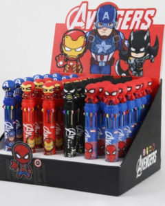 Lapiceros 8 colores AVENGERS