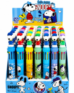 Lapiceros 8 colores SNOOPY